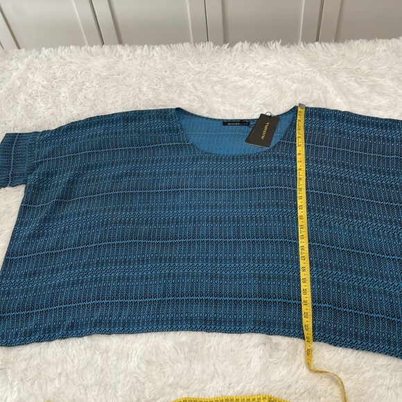 NWT Manaola Puako Kaftan Kapa Blue and Black O/S - Picture 5 of 11